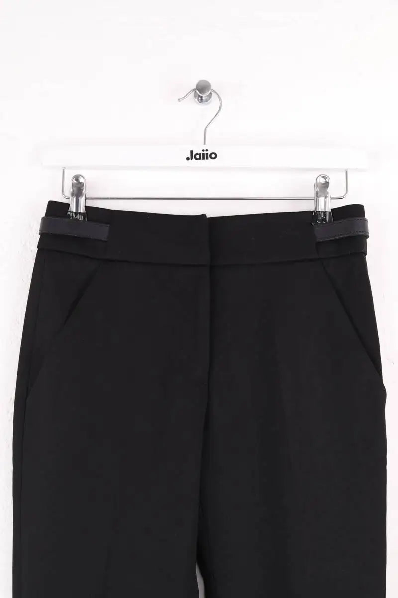 Pantalon droit The Kooples Noir en Laine