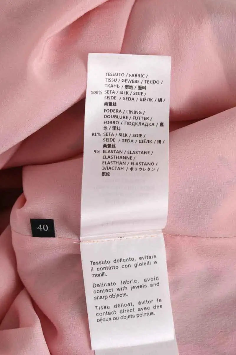 Robe Gucci Rose en Soie