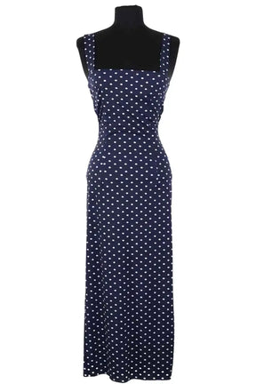 Robe Marcia Bleu en Synthétique, taille XS - Seconde Main