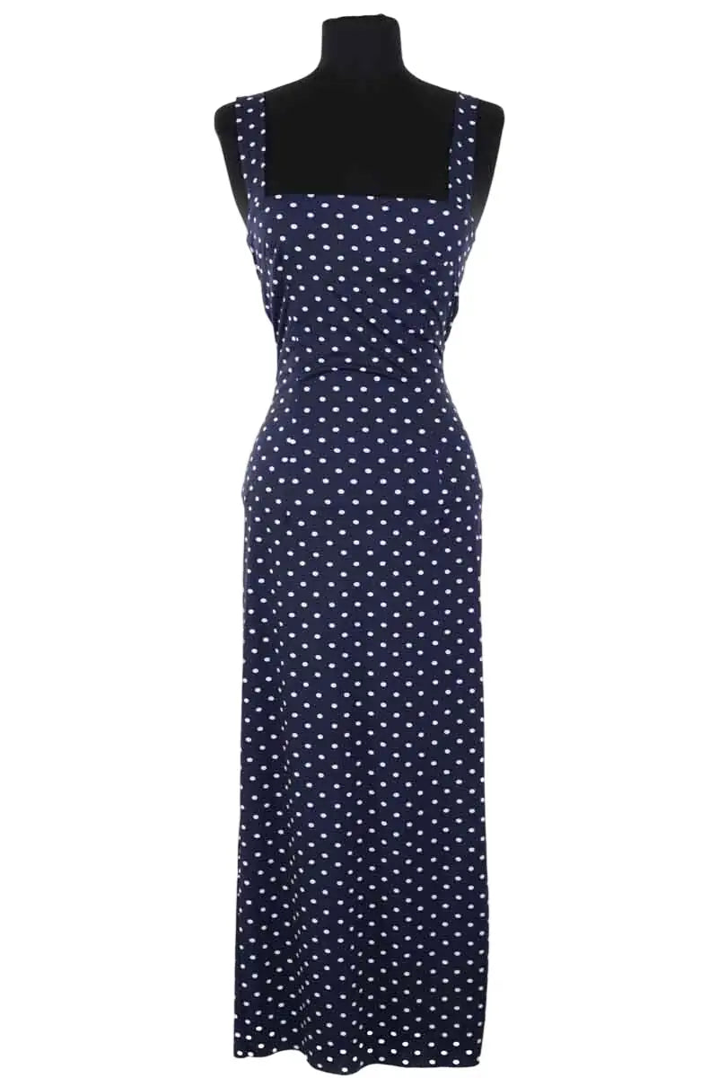 Robe Marcia Bleu en Synthétique, taille XS - Seconde Main