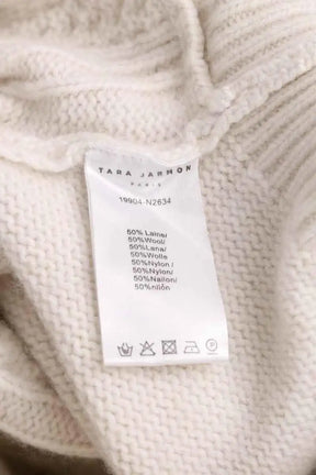 Pull Tara Jarmon Blanc en Laine