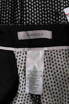 Pantalon slim Marella Noir en Coton