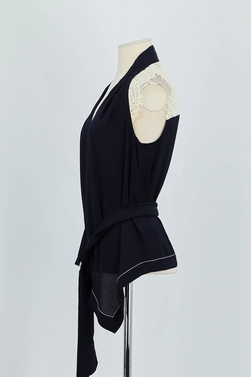 Top sans manche Claudie Pierlot  Marine