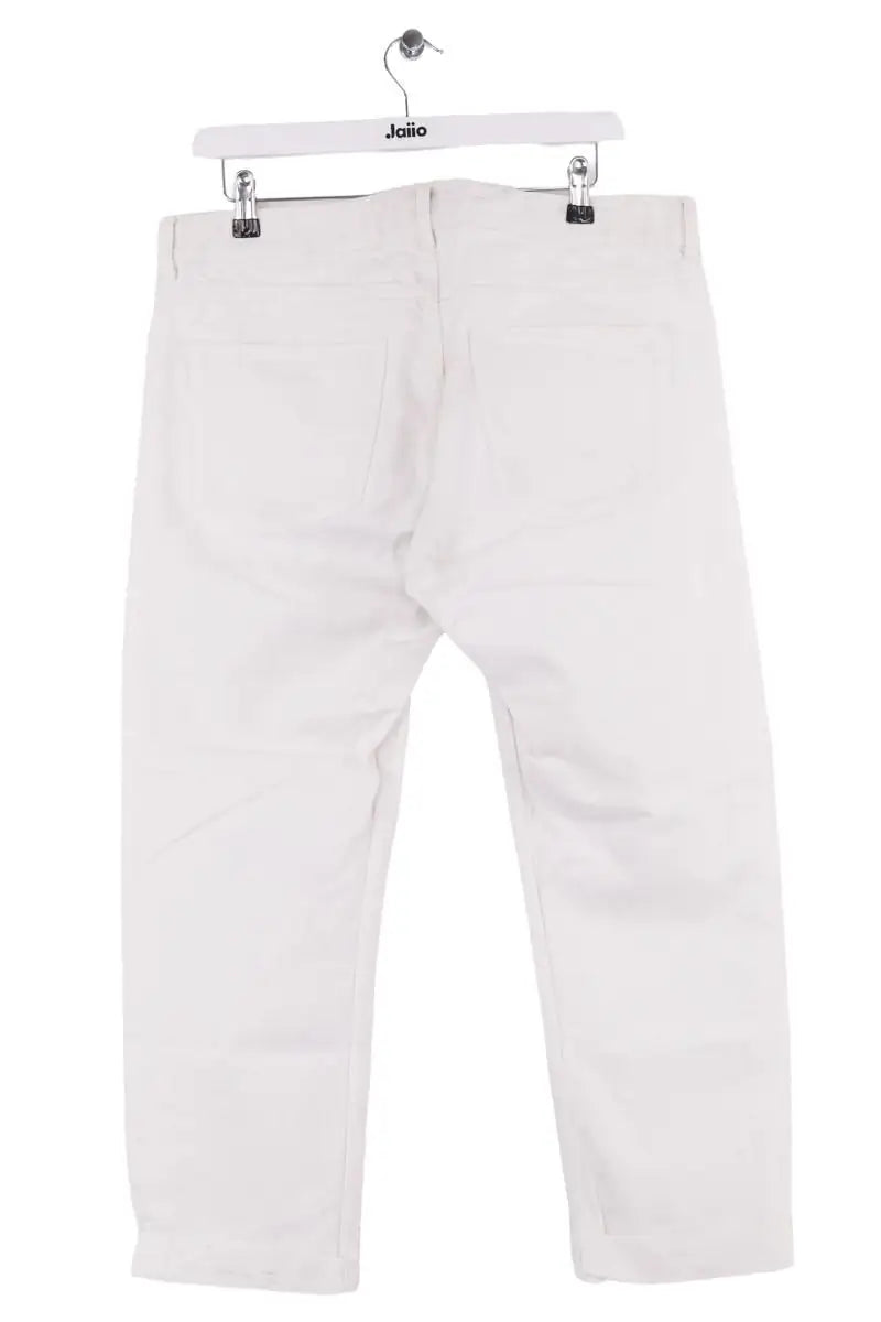 Jean droit Isabel Marant Blanc en Coton