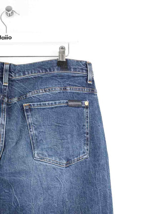Jean droit 7 For All Mankind  Bleu