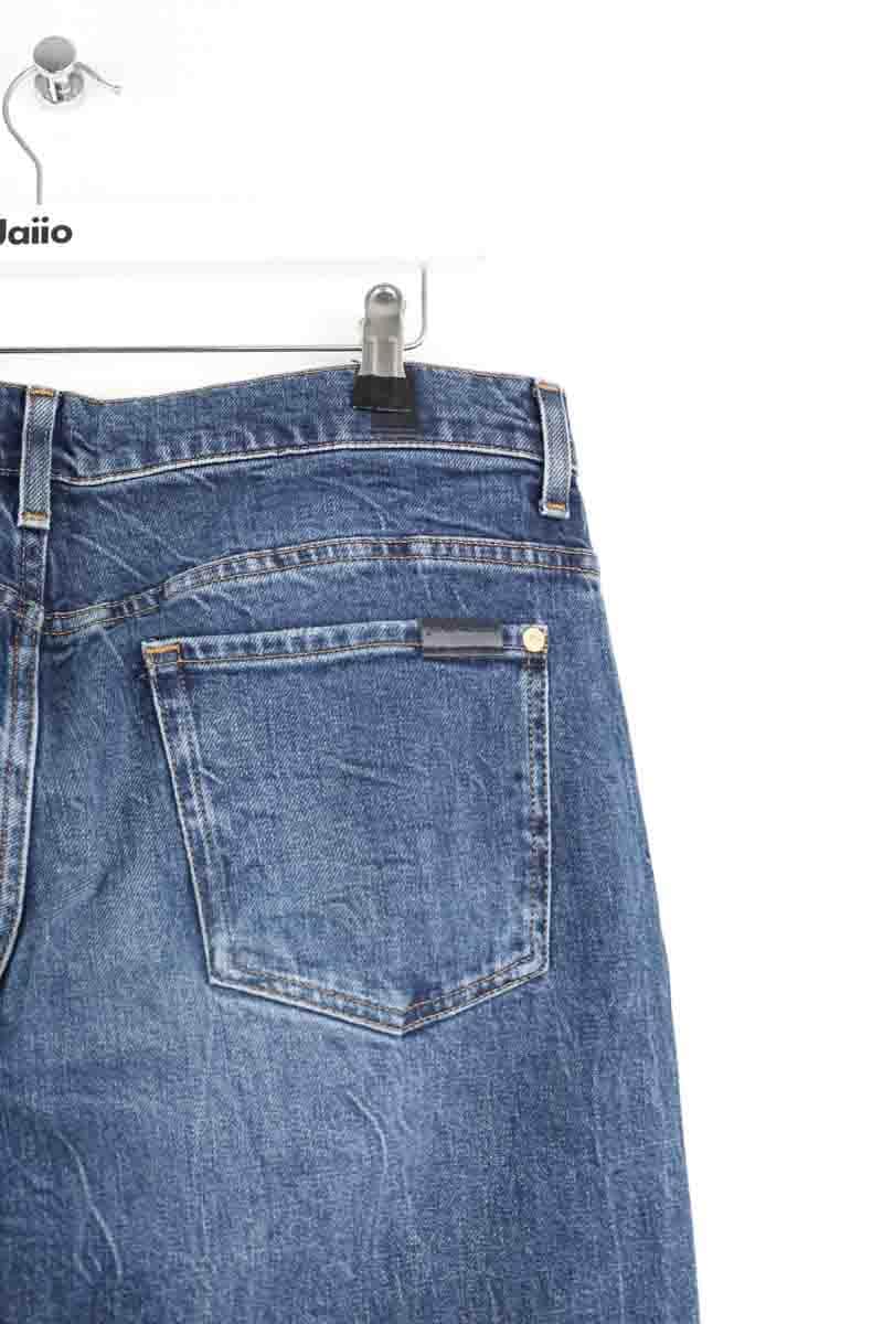 Jean droit 7 For All Mankind  Bleu