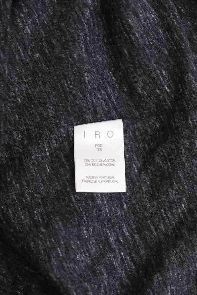 Mini jupe Iro Anthracite en Coton