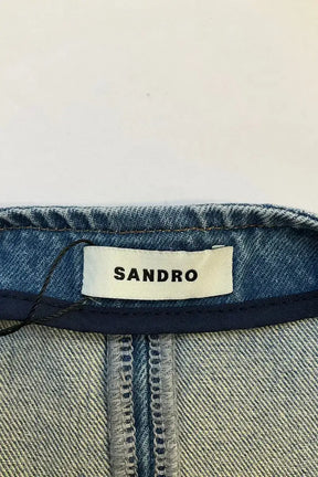 Veste Sandro Bleu en Coton