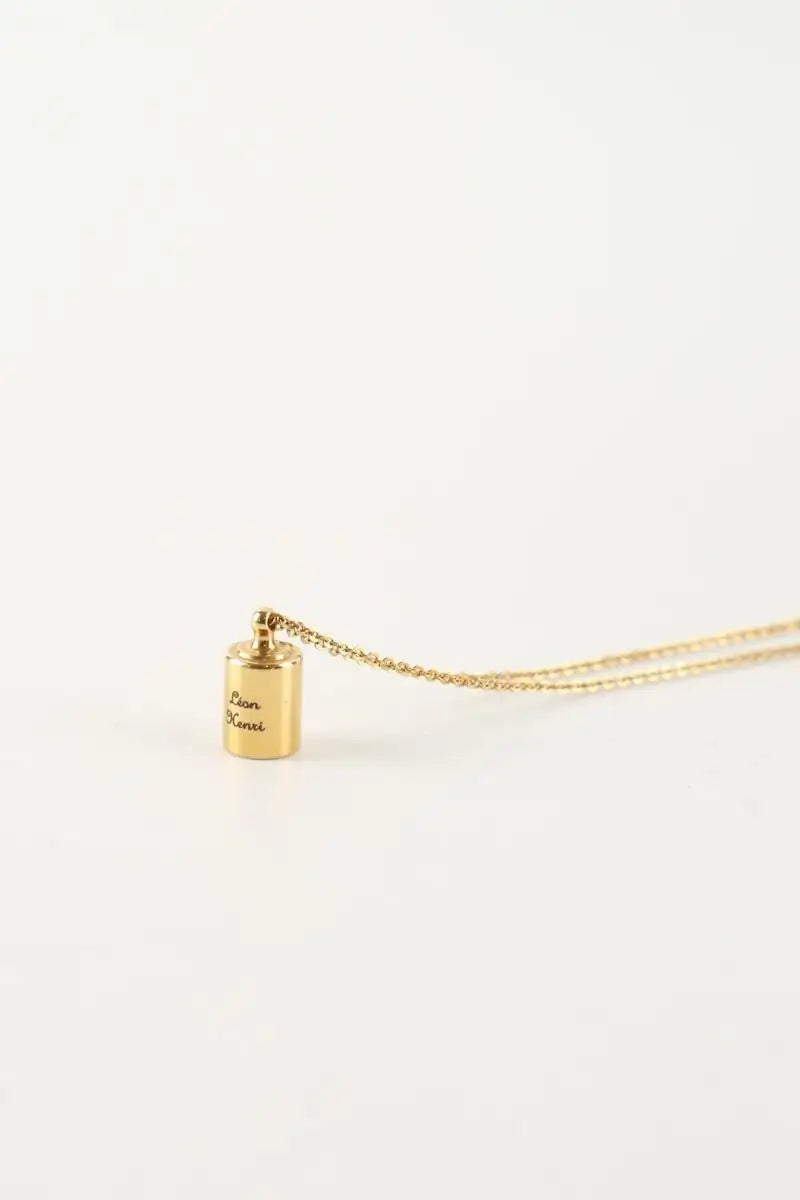 Collier Mon Petit Poids Doré en Plaqué or