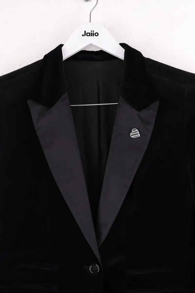 Blazer The Kooples Noir en Velours