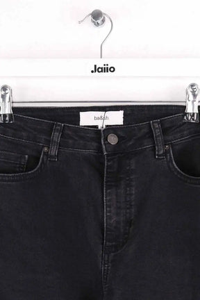 Jean droit Ba&Sh Noir en Coton