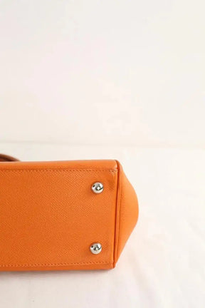 Sac à main Hermès Paris-Bombay Orange en Cuir