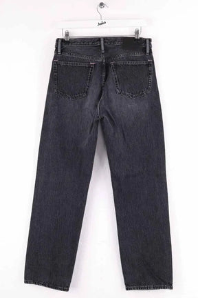 Jean droit Acne Studios Anthracite en Coton