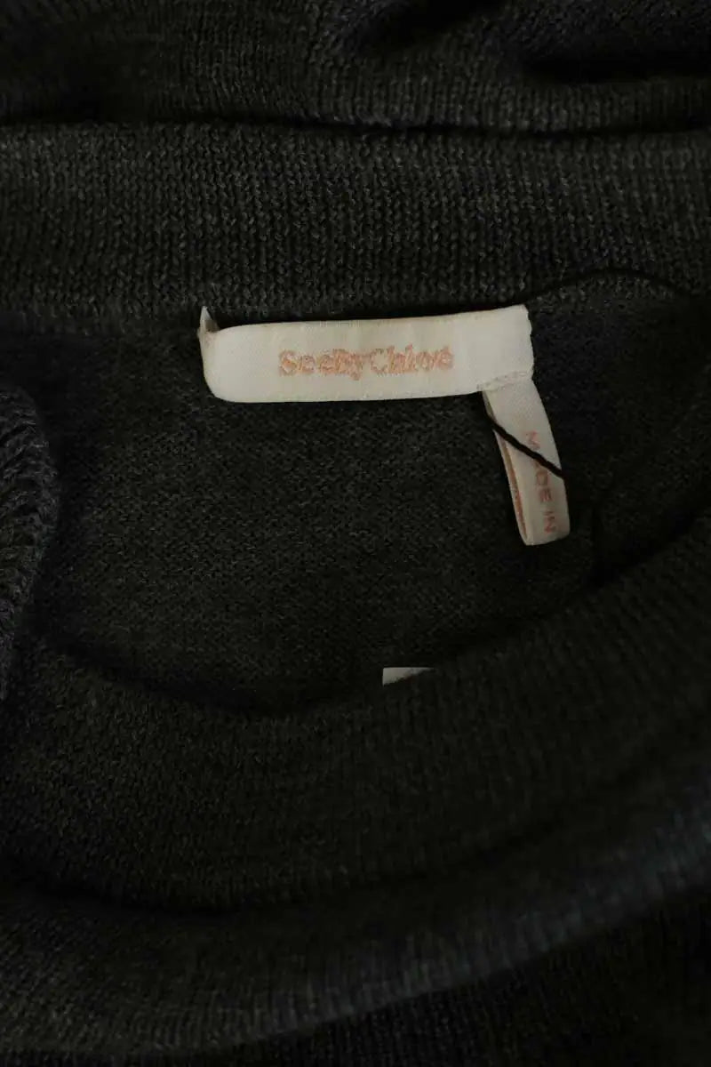 Pull Chloé Gris en Synthétique