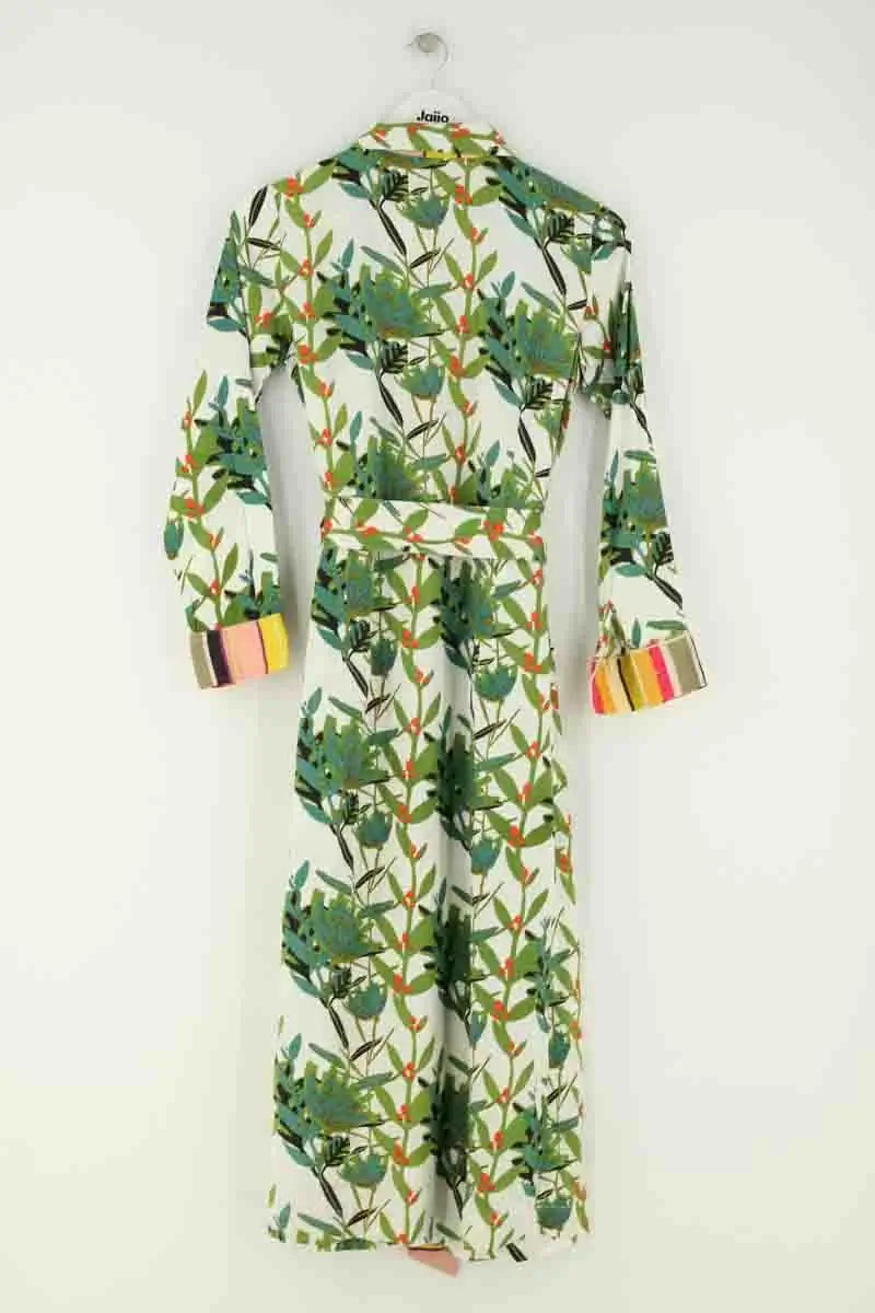 Robe AML Paris Vert en Soie