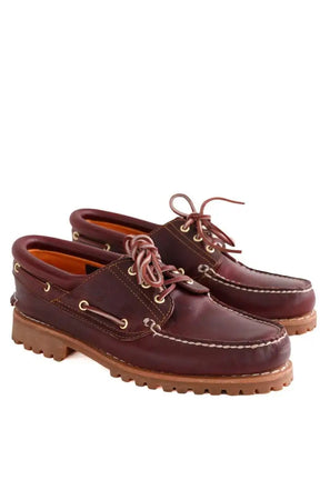 Chaussures à lacets Timberland Bordeaux en Cuir