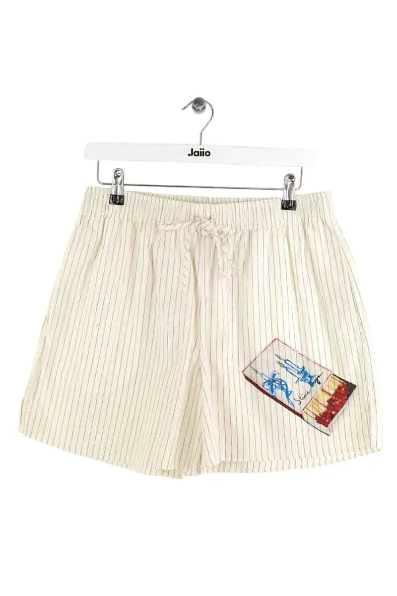 Short Stine Goya Ecru en Coton, taille XS - Seconde Main