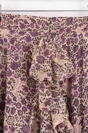 Jupe Laurence Bras Violet en Coton