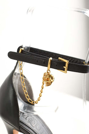 Talons Alexander McQueen  Noir