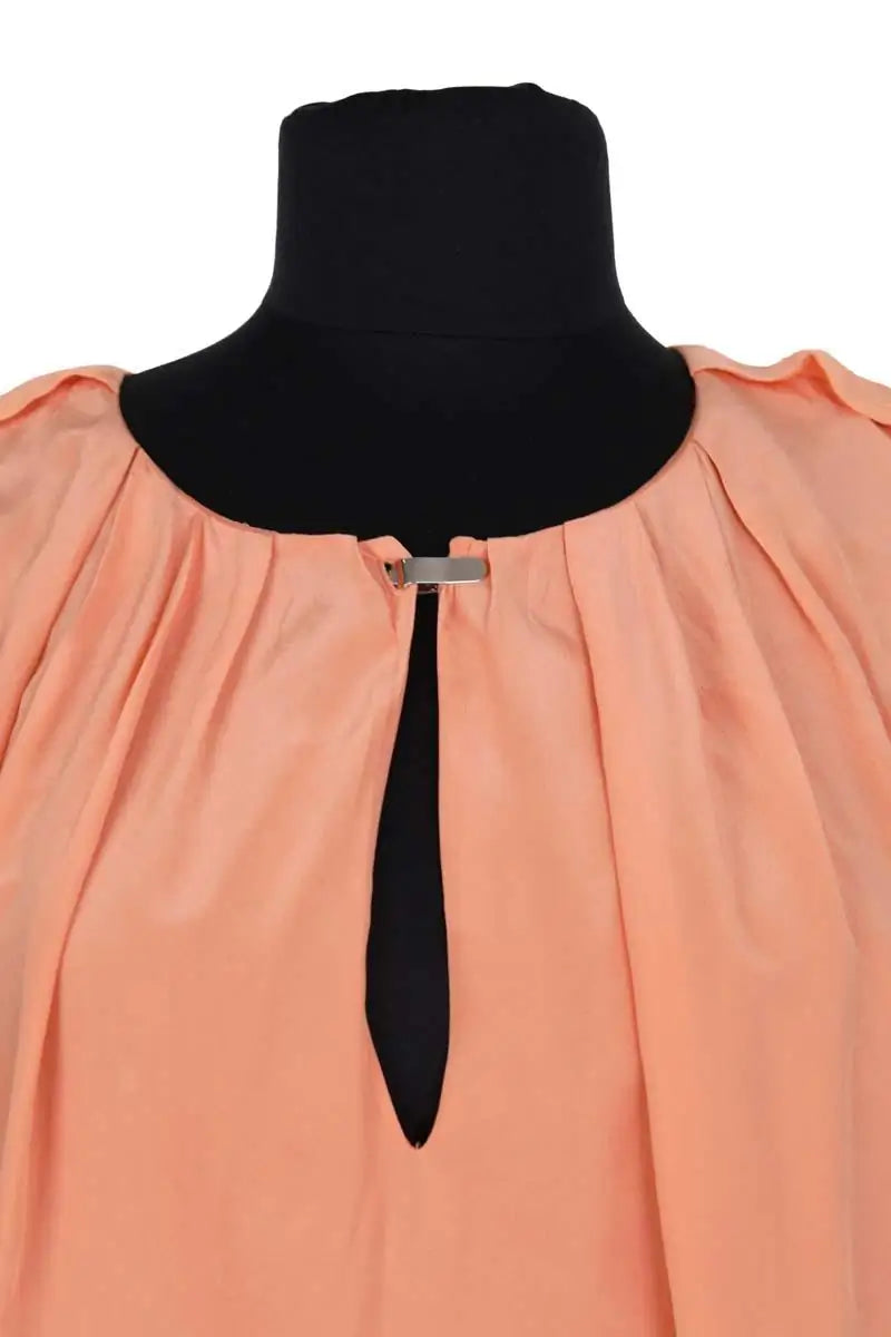Robe Maje Orange en Soie