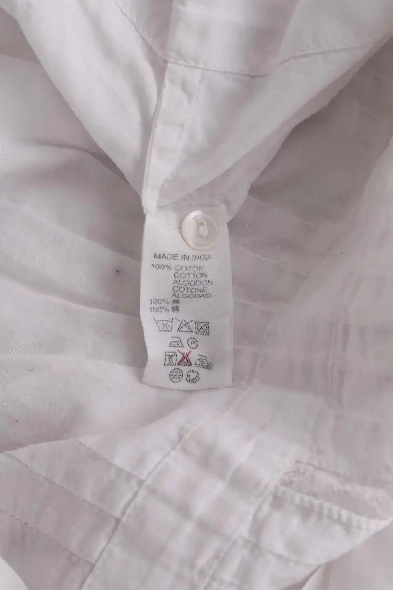 Blouse Bonpoint Blanc en Coton