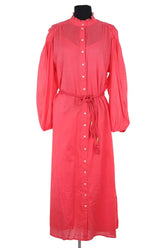 Robe Antik Batik Rouge en Synthétique, taille XL - Seconde Main
