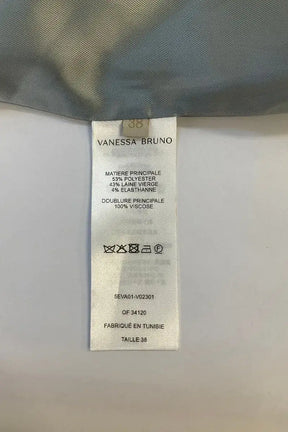 Blazer Vanessa Bruno Bleu en Synthétique