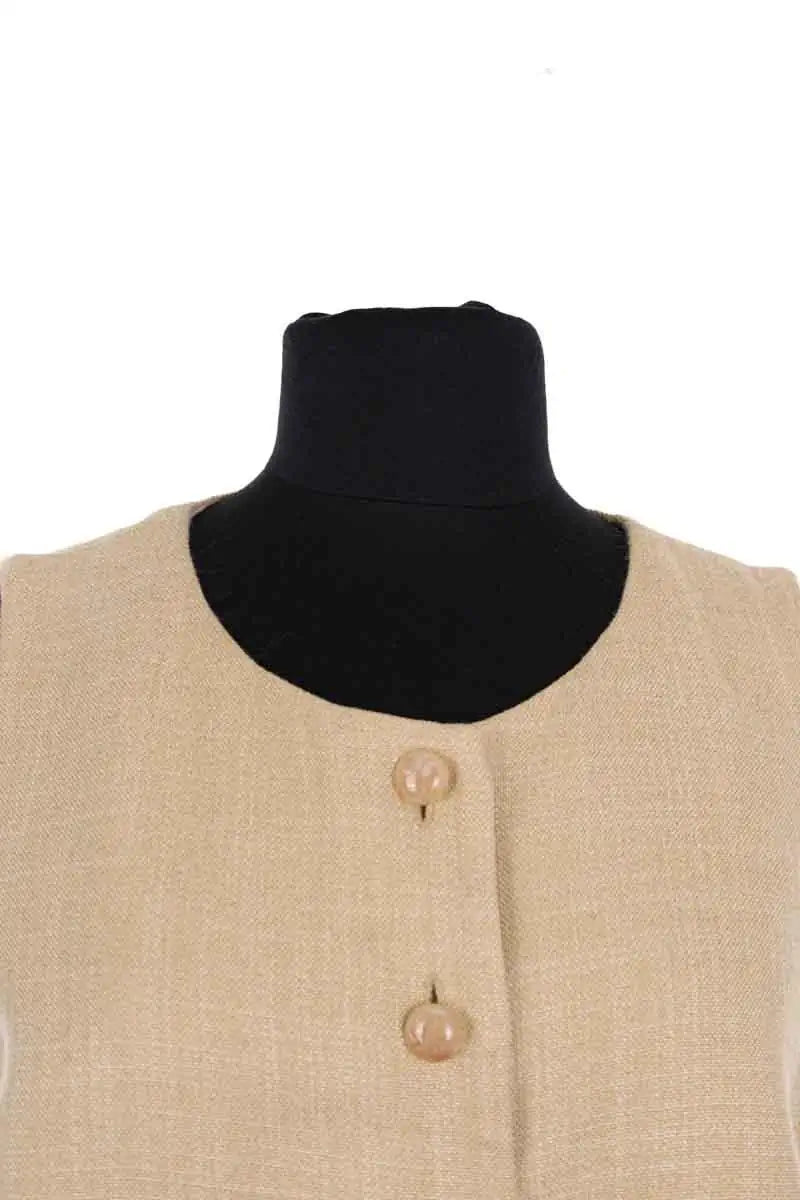 Top Sézane Beige en Coton