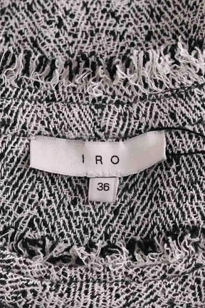 Top Iro Noir en Coton