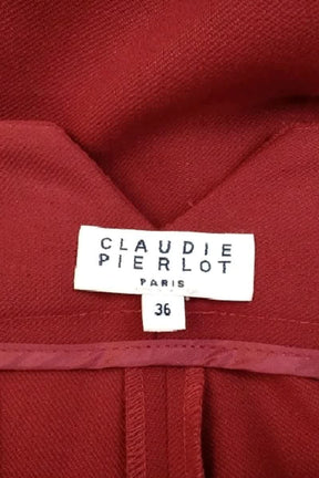 Pantalon slim Claudie Pierlot  Rouge