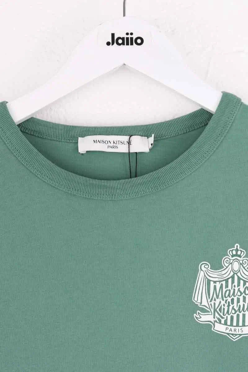 T-shirt Kitsuné Vert en Coton