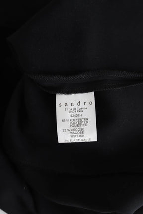 Mi-longueur Sandro  Noir