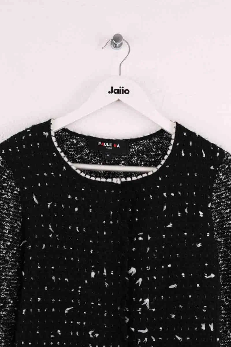 Gilet Paule Ka Noir en Laine