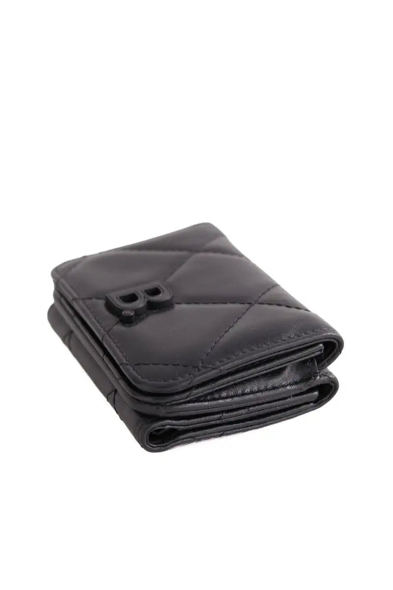 Porte-monnaie Balenciaga Touch Mini Wallet  Noir en Cuir