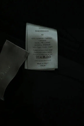 Manteau Dior Noir en Cachemire