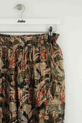 Pantalon droit Vanessa Bruno Doré en Soie