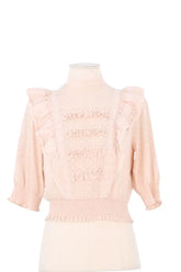 T-shirt The Kooples Rose en Coton, taille XS - Seconde Main