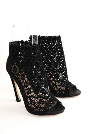 Talons Alexander McQueen  Noir