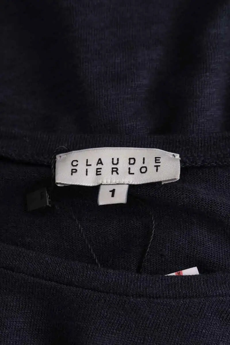 Pull Claudie Pierlot Bleu en Lin