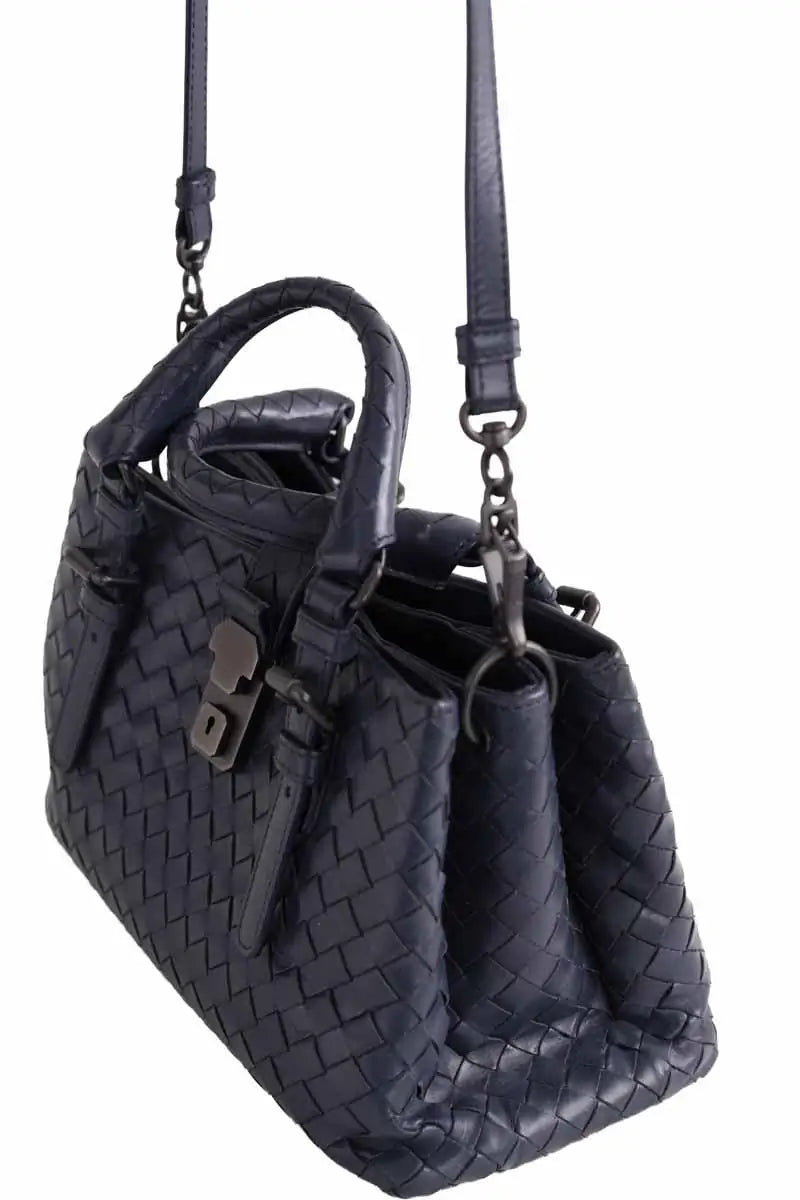 Sac à bandoulière Bottega Veneta Marine en Cuir