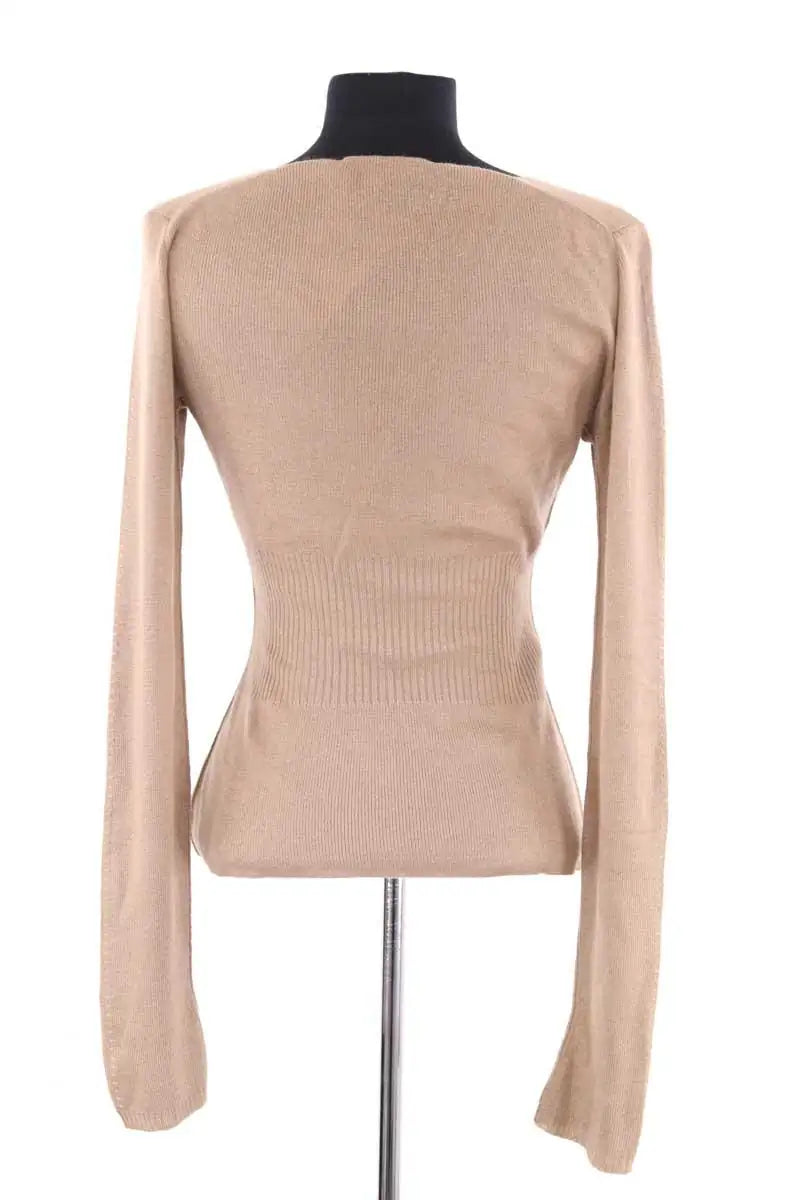 Top Prada Beige en Soie