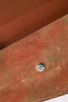 Sac à bandoulière Acne Studios Distortion Marron en Daim