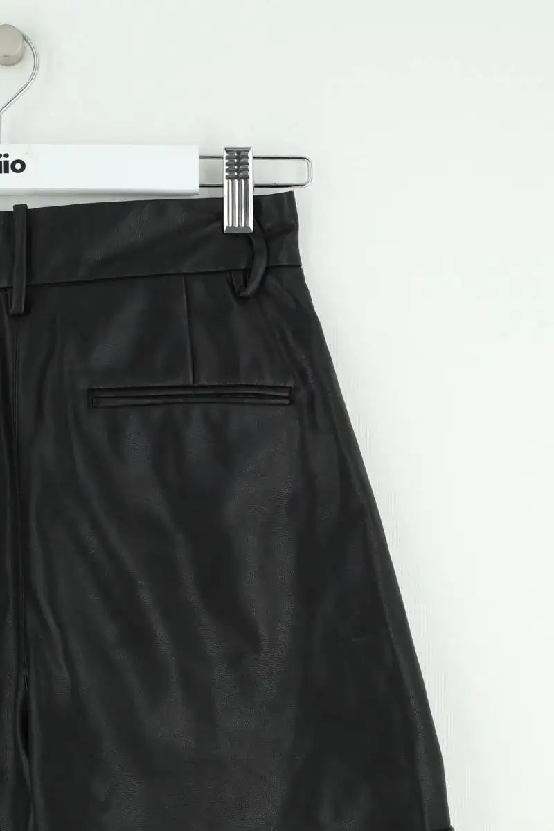 Short Pinko Noir en Synthétique