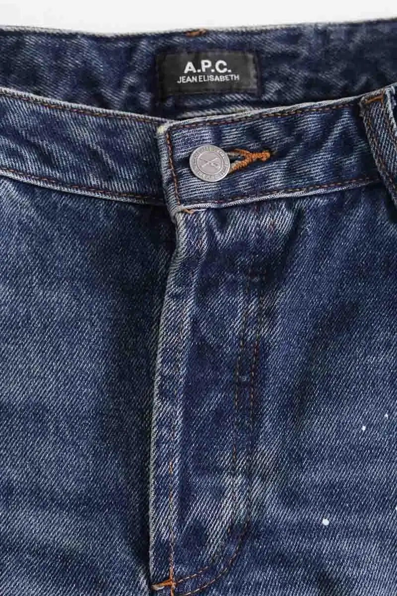 Jean large APC Bleu en Coton