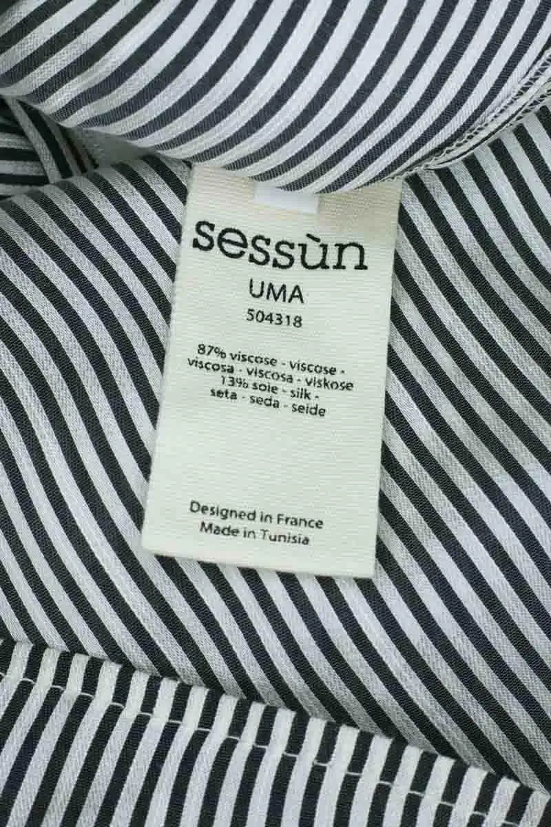 Robe Sessun Blanc en Coton