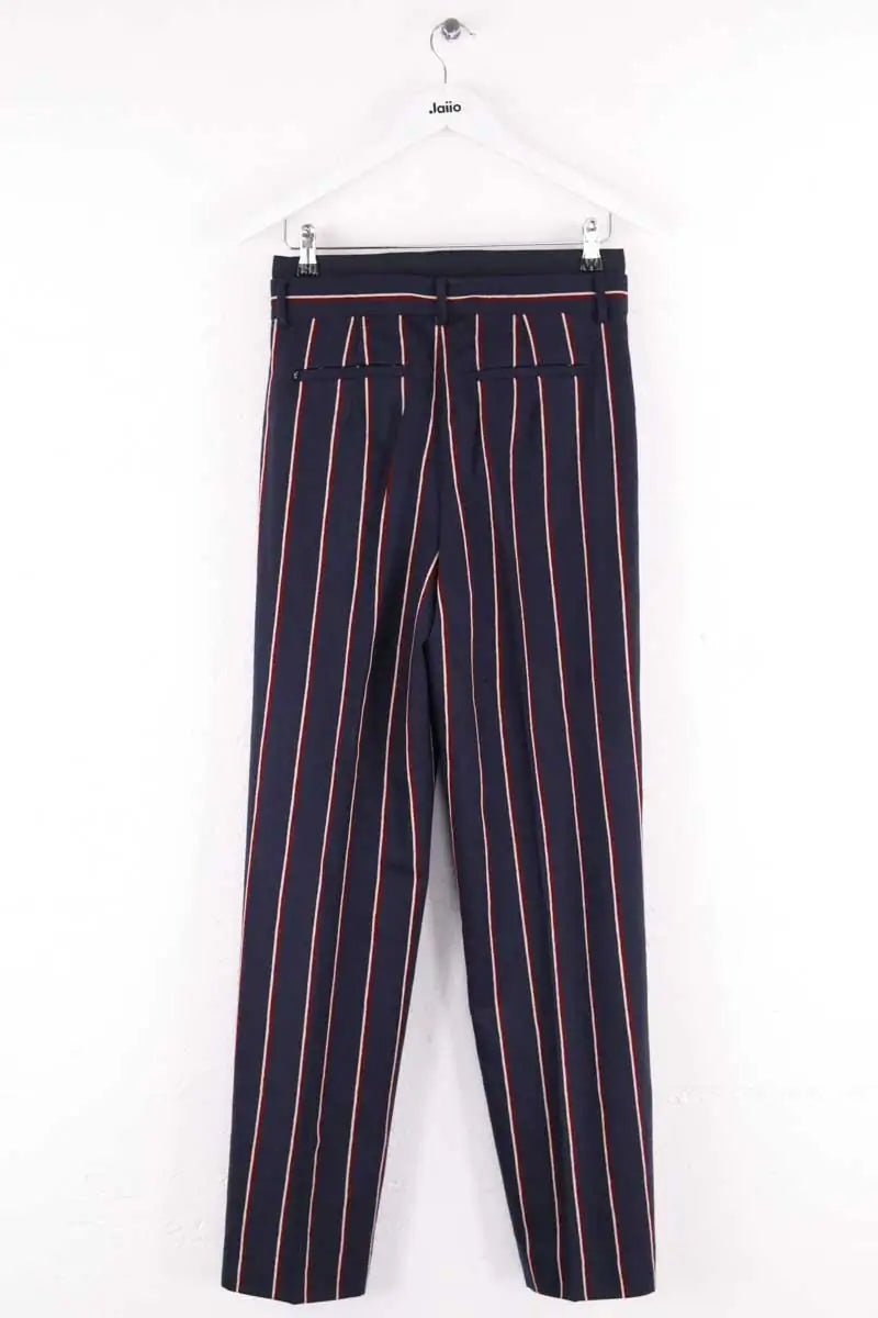 Pantalon large Sportmax Bleu en Laine