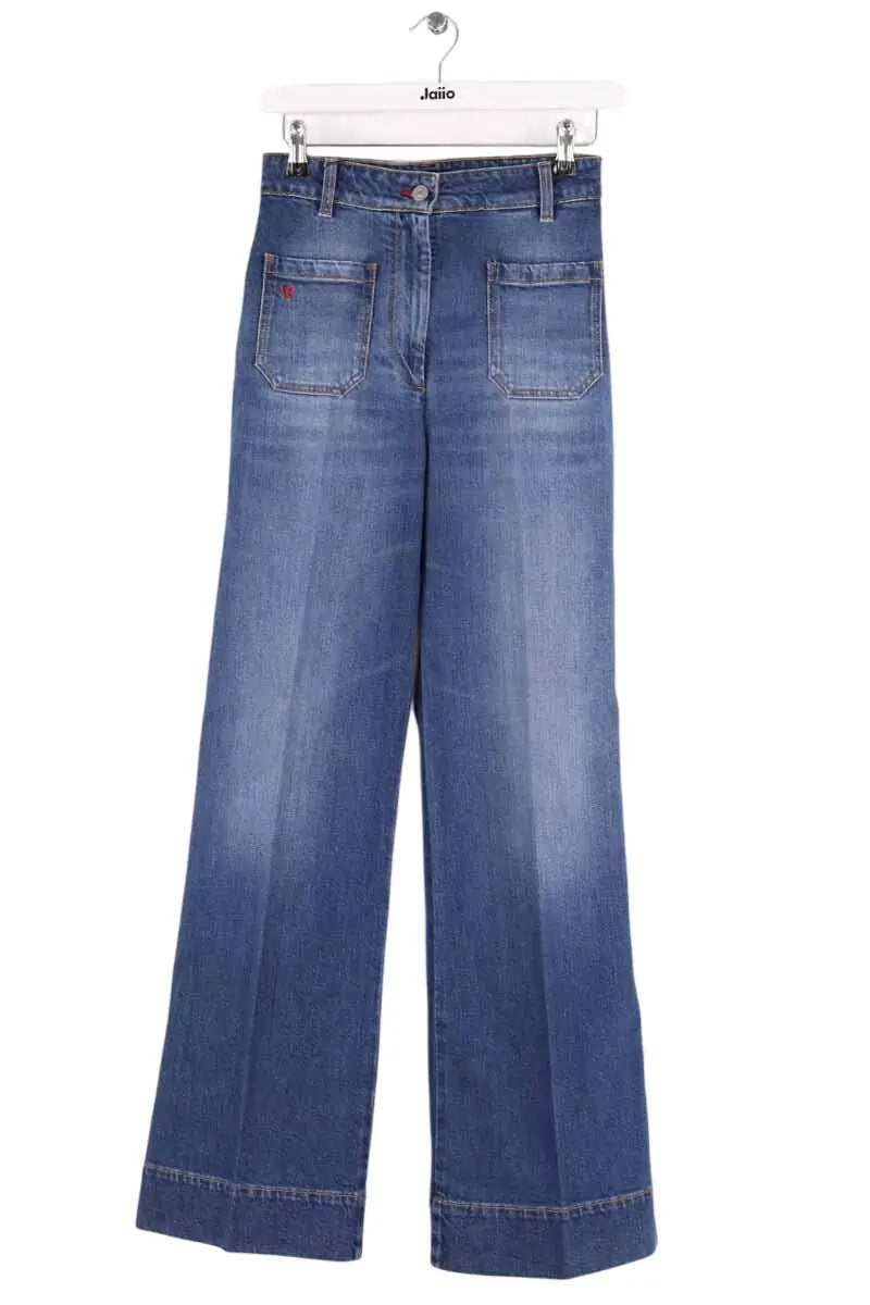 Jean bootcut Victoria Beckham Bleu en Coton, taille S - Seconde Main