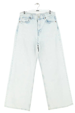 Jean large Reformation Bleu en Coton, taille L - Seconde Main