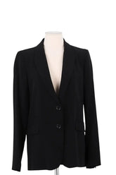 Blazer Gerard Darel Noir en Synthétique, taille M - Seconde Main