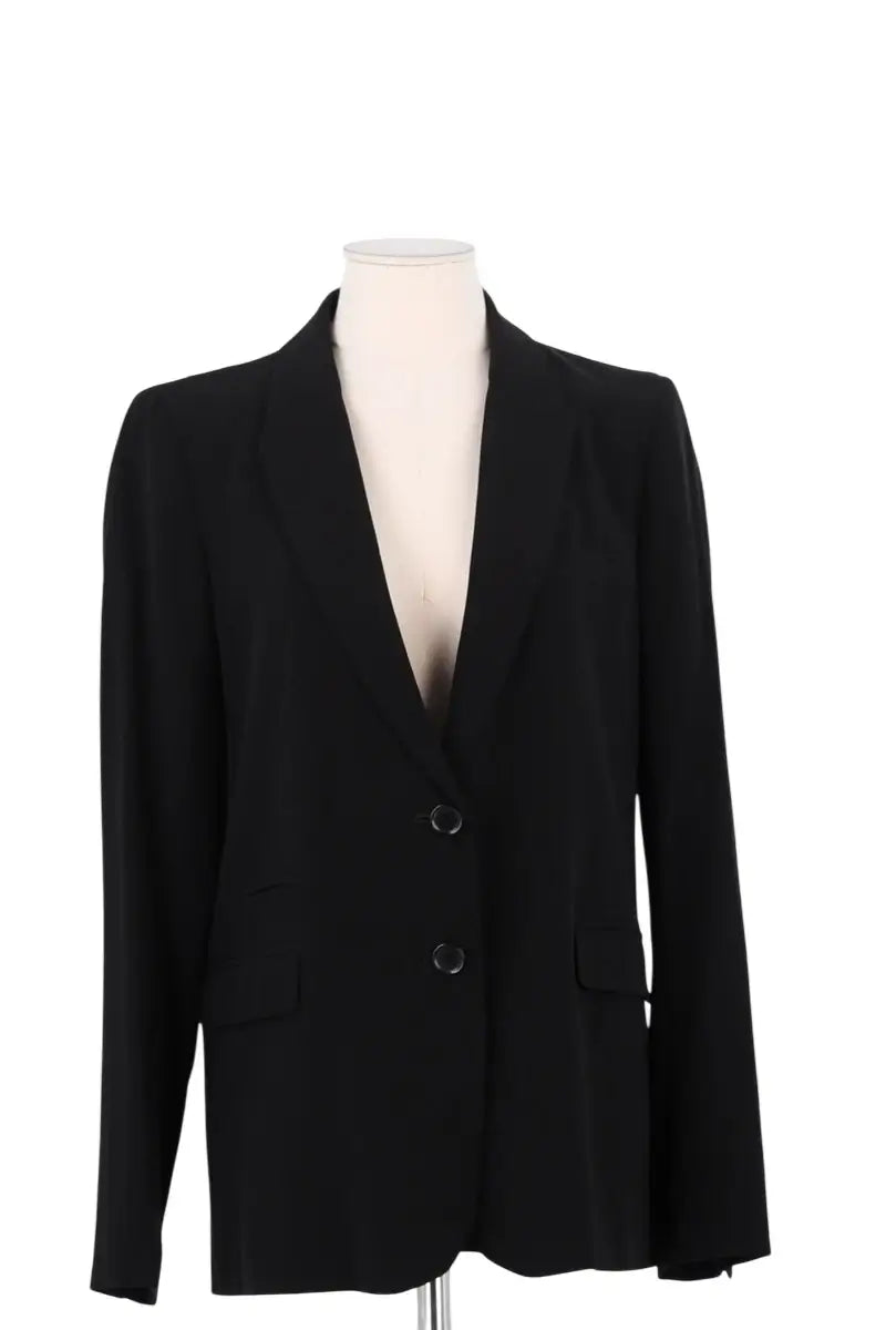 Blazer Gerard Darel Noir en Synthétique, taille M - Seconde Main